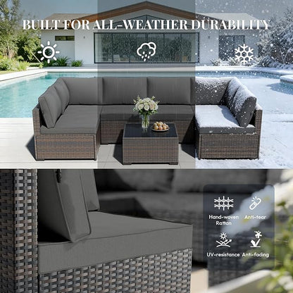 WWR Patio Furniture Set 7 Piece - Image 4