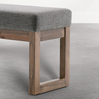 SIMPLIHOME Milltown Large Ottoman Bench - Image 5