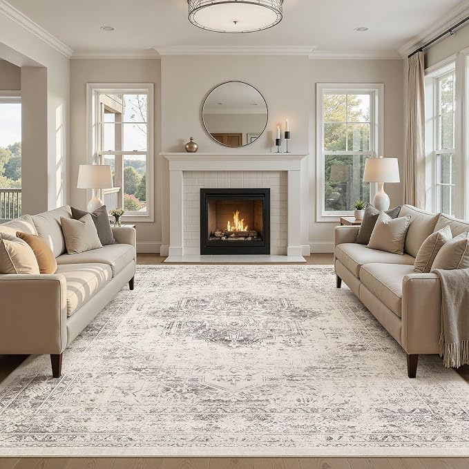 UERMEI 10x14 Area Rug Living Room Rugs - Image 7