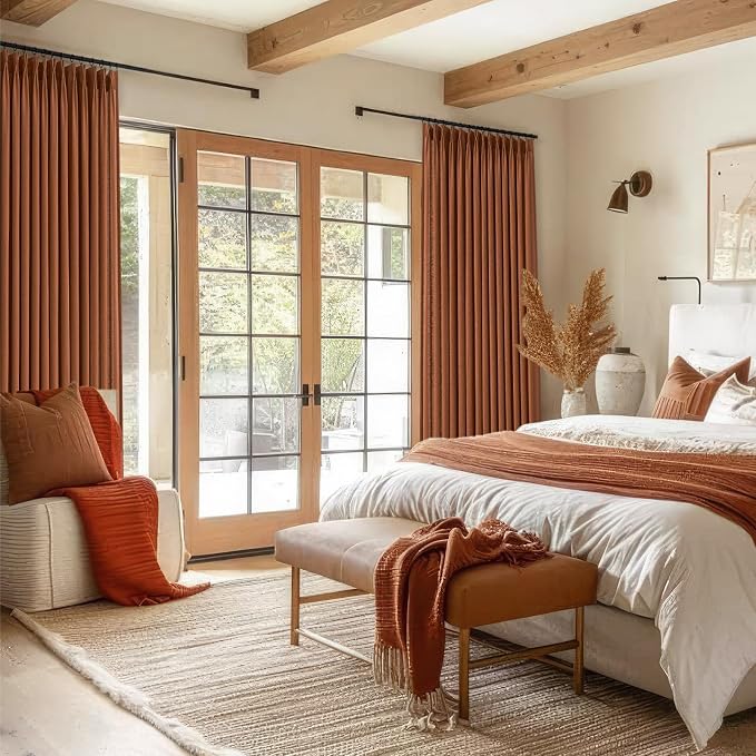 Pleated Linen Curtains 96 Inches Long - Image 5