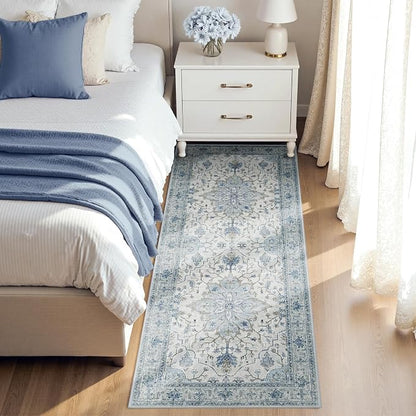 RELEANY Washable Area Rug, Runner 3'x6', Water Repellent, Pet Friendly by RELEANY