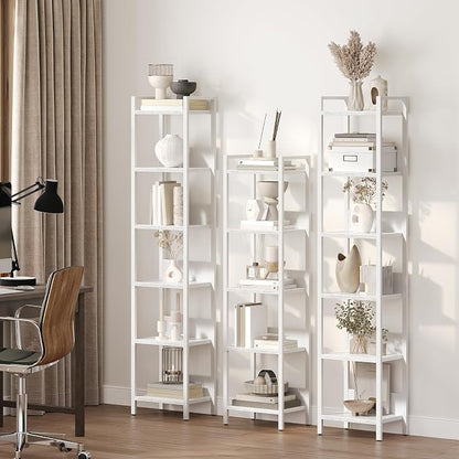 MAHANCRIS Bookshelf, 6-Tier Bookcase, Standing Book Shelf - Image 2