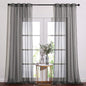 NICETOWN Sheer Curtains 120" Extra Long Voile Texture, Grommet Top Soft Voile by NICETOWN
