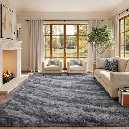 8x10 Ft Extra Large Shag Rugs for Living Room, Ultra Soft Fluffy Furry Area by Cuzwlovita