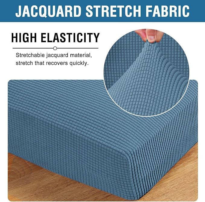 H.VERSAILTEX Super Stretch Individual Chaise Cover Sectional Couch Covers - Image 4