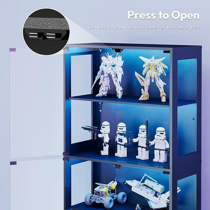 Lamtor 67-inch Glass Display Cabinet – Curio Cabinet - Image 6