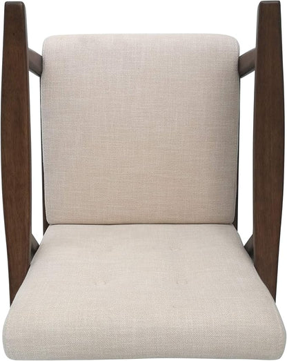 Christopher Knight Home Aurora Mid-Century Modern Accent Chair, Rubberwood - Image 9