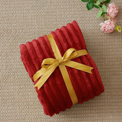 BEDELITE Ribbed Twin Blanket for Couch & Bed, Warm Yet Lightweight, Ribbed - Image 2