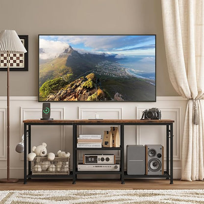 YGEOMER Entertainment Center for TVs Up to 55 Inch, TV Stand - Image 5