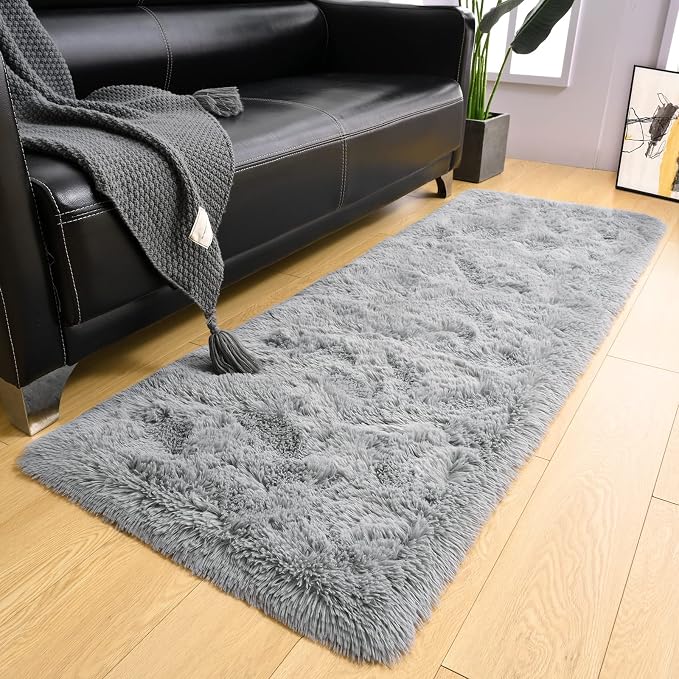 LOCHAS 2x6 Runner Rugs for Hallway, Fluffy Area Rugs for Bedroom by LOCHAS