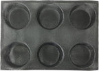 Bluedrop Silicone Bun Bread Form Round Shape Bread Tray Perforated Bakery Molds