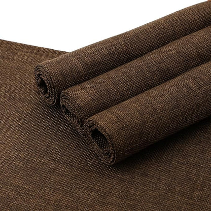 BALCONY & FALCON Faux Linen Placemats Set of 4 Washable Place Mats Heat - Image 3