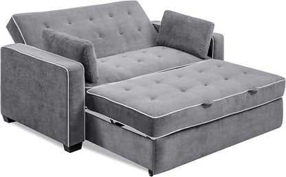 Serta Ainsley 72.6" Convertible Sleeper Sofa, Queen Size, Dreamcoil Comfort - Image 4