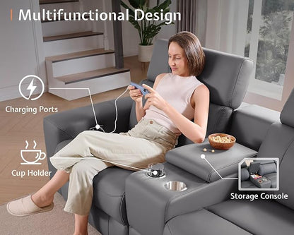AMERLIFE Power Recliner Sectional Sofa - Image 5