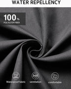 Syntus 6 Pack Server Apron with 3 Pockets, Waterdrop Resistant Waitress Waiter Waist Apron, 11.5-inch Black