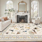 Beige Dog Area Rug 6x9 for Living Room Bedroom | Ultra-Thin; Easy Clean; Non by WelcometoBabovid