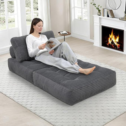 Folding Sofa Bed, Convertible Sleeper Chair - Image 5