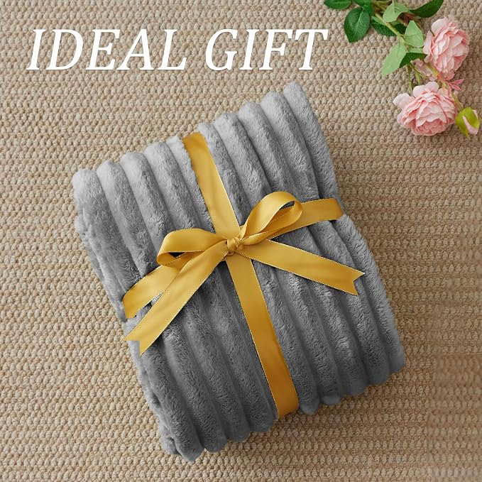 BEDELITE Ribbed Twin Blanket for Couch & Bed, Warm Yet Lightweight, Ribbed - Image 7