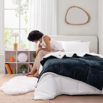 UGG Nita Throw Blanket, Reversible Fleece Blanket, Machine Washable, Soft & Cozy - Image 2