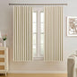 Pinch Pleated Curtains 63 Inches Long, Memory Shape Room Darkening Soundproof by KEQIAOSUOCAI