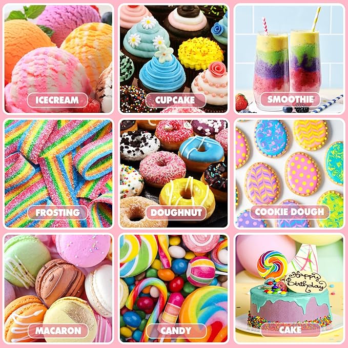 Food Coloring - Vibrant Liquid Icing Food Coloring Set for Baking, Cake Decorating, Easter Egg, Airbrush - Tasteless Food Color Dye for Fondant, Slime, DIY Crafts - 5.5 Fl.oz / 160ml Each (Red)
