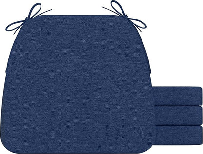 AAAAAcessories D-Shaped Chair Cushions, Machine-Washable Cover by AAAAAcessories