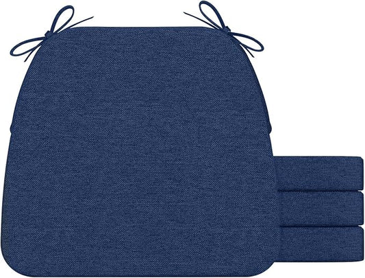 AAAAAcessories D-Shaped Chair Cushions, Machine-Washable Cover by AAAAAcessories