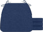 AAAAAcessories D-Shaped Chair Cushions, Machine-Washable Cover by AAAAAcessories
