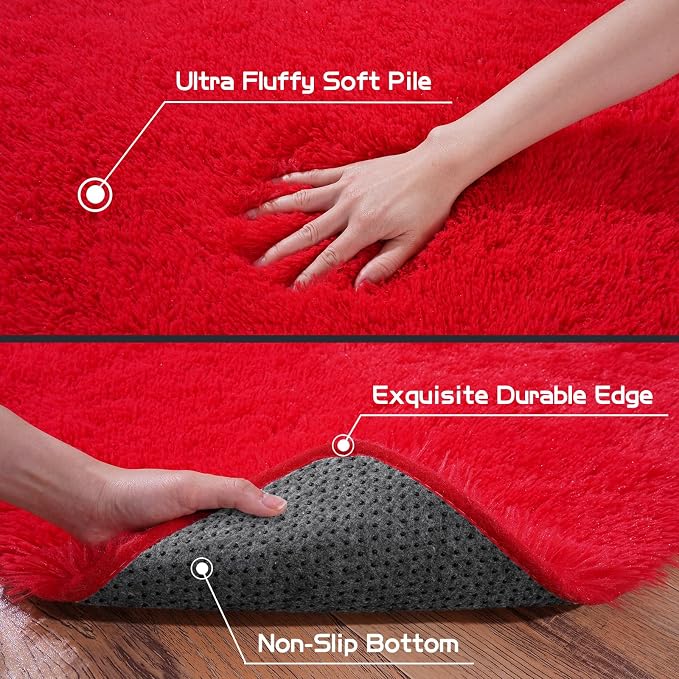 Pionblank Super Fluffy Area Rug - Image 7