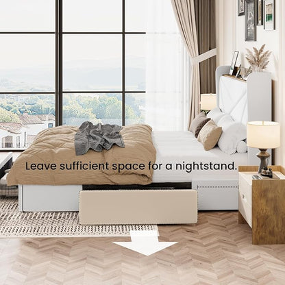 SHA CERLIN Full Size Bed Frame - Image 8
