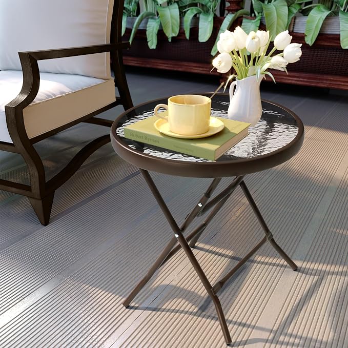 2 Pieces Outdoor Side Table - Image 6