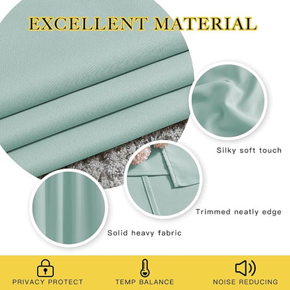 NICETOWN Blackout Curtain Panels Grommet - Image 4