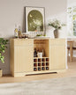 55" Fluted Wine Bar Cabinet by Curlaky