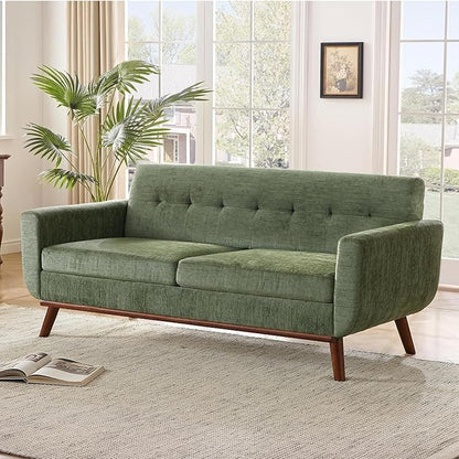 Kingfun 77.2" W Loveseat Sofa, Mid Century Modern Decor Love Seat Couches by KINGFUN-Anexcitingoption