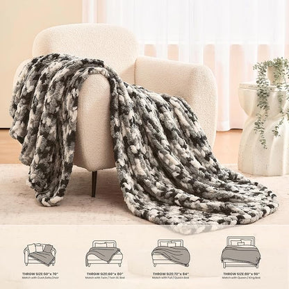 L'AGRATY Chunky Knit Throw Blanket - Image 6