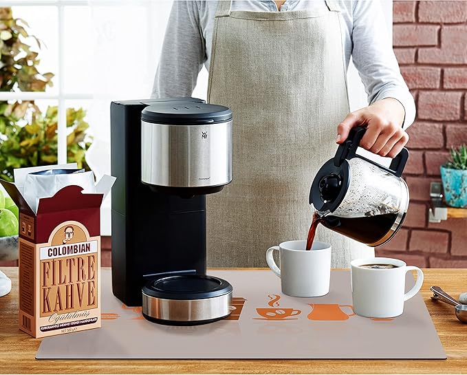 Golener Thick Counter Protector Absorbent Coffee Machine Spill Mat,Coffee Machine protector,Desk protector,Prevent Moving,Coffee Mat Placemats Under Any Drink Coffee,Tea