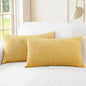 CaliTime Decorative Couch Throw Pillow Covers 26 X 16 Inches Gold | Pack of 2 by CaliTime