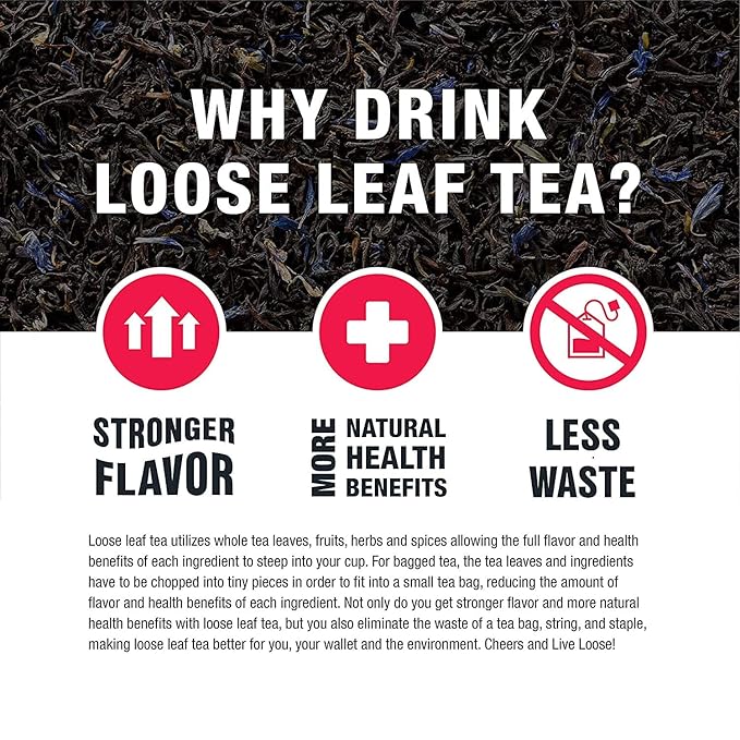 Tiesta Tea - Cocoa Mocha, Loose Leaf, Tiramisu Coffee Black Tea, Premium Blend, High Caffeinated Holiday, Make Hot or Iced, Brews Up to 50 Cups, 4.5 Ounce Refillable Tin