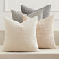 MIULEE Boho Farmhouse Decorative Pillow Covers 18x18 Inch Set of 4 Rustic by MIULEE