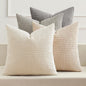 MIULEE Boho Farmhouse Decorative Pillow Covers 20x20 Inch Set of 4 Rustic by MIULEE