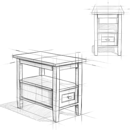 SIMPLIHOME Warm Shaker Solid Wood 14 inch Wide Transitional-Style Narrow Side - Image 10