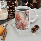 11 OZ Novelty Coffee Mugs - Christmas Gift (Carnation Mug)
