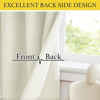 NICETOWN 30 Inch Length Curtain Valances, 2 Panels Blackout Thermal Insulating - Image 4