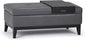 SIMPLIHOME Oregon Storage Ottoman Bench by SimpliHome
