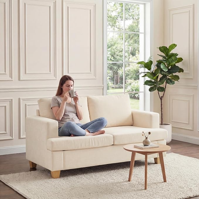 Apicizon 3 Pieces Couch Set Living Room Furniture Sets, Loveseat Sofa & 3 - Image 6