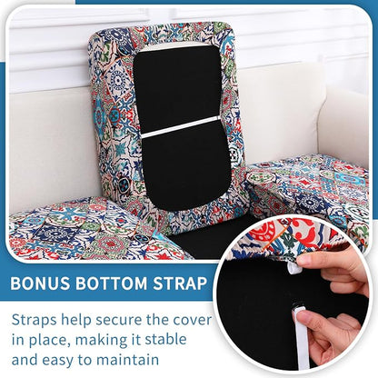 Printed Couch Cushion Covers, Sofa Covers Washable - Image 3