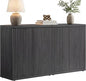 SICOTAS Buffet Cabinet with Storage Accent Sideboard Modern Credenza with Doors by SICOTAS
