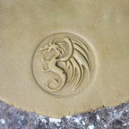 Wood Cookie Stamp, 2.5 Inch (Dragon CS-009)