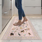 Pink Hallway Runner Rug 2x5 for Bedroom Kitchen | Ultra-Thin; Boho Style; Low by WelcometoBabovid