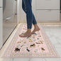Pink Floral Hallway Runner Rug 2x4 by WelcometoBabovid